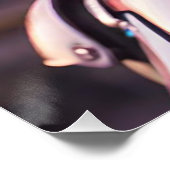 A Futuristic Sunset Portrait Poster (Ecke)