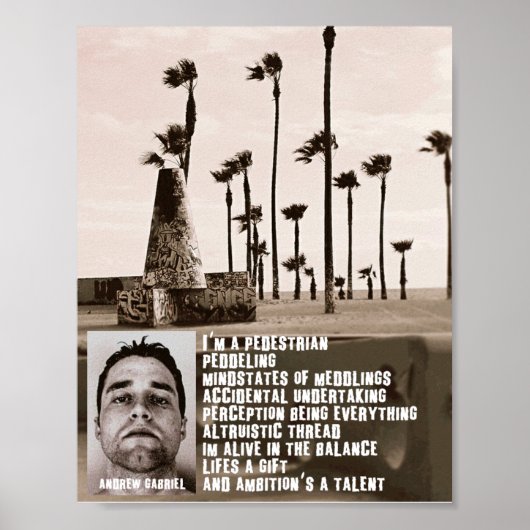 a.gabriel — Selbststütze Poster (Vorne)