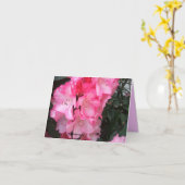 A Gala Rhododendron Explosion Karte (Gelbe Blume)