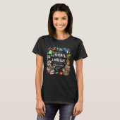 A Garden And A Library Gardening & Reading  Men Wo T-Shirt (Vorne ganz)