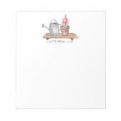 A Garden Vignette 5,5" x 6" Notepad - 40 Seiten Notizblock (Vorderseite)