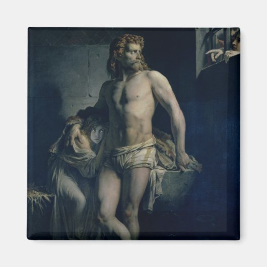 A Gaul und seine Tochter 1847 in Rom inhaftiert Magnet (Vorne)