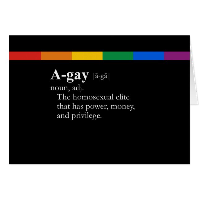 A-GAY (Vorderseite (Horizontal))