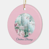 A Gentle Light – Pastel Christmas Card Keramik Ornament (Links)