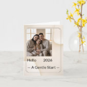 — A Gentle Start — Karte (Gelbe Blume)