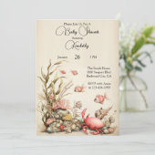 A Gentle Underwater World Einladung (Stehend Vorderseite)