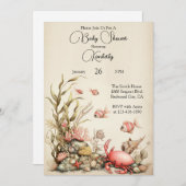 A Gentle Underwater World Einladung (Vorne/Hinten)