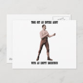 A Genuine Overly Manly Man Postkarte (Vorne/Hinten)