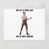 A Genuine Overly Manly Man Postkarte (Vorderseite)