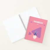 A geometric floral Notebook with whimsical colours Notizblock (Innenseite)