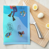 a geschirrtuch (Viertel Falte)