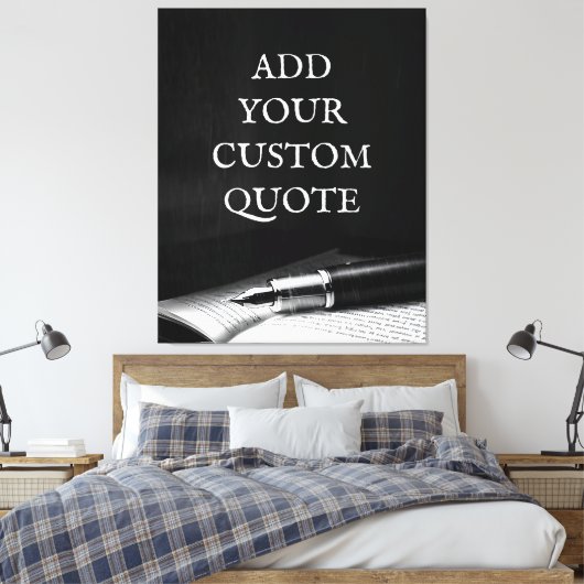 A Gesture of Calm Contour Leinwanddruck (Insitu (Schlafzimmer))