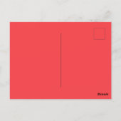 A Gingerbread Christmas Recipe Postcard Postkarte (Rückseite)