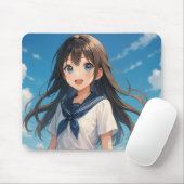 A Girl under the Summer Sky2 Mousepad (Mit Mouse)