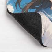 A Girl under the Summer Sky Mousepad (Ecke)