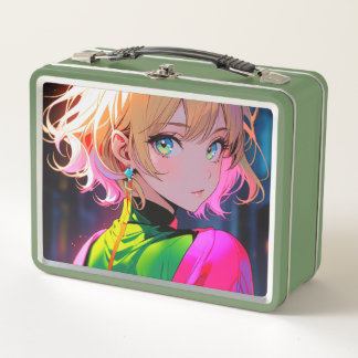 A Girl Who Carries the Light of Dreams Metall Brotdose