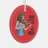 A Girl with a Violin Ornament (Vorderseite Rechts)
