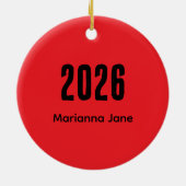 A Girl with a Violin Ornament (Hinten)