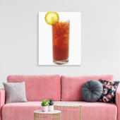 A Glass of Iced Tea Leinwanddruck (Insitu (Wohnzimmer))