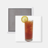 A Glass of Iced Tea Magnet (Vorderseite/Rückseite)