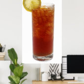 A Glass of Iced Tea Poster (Heimbüro)