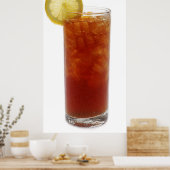 A Glass of Iced Tea Poster (Küche)