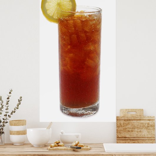 A Glass of Iced Tea Poster (Küche)