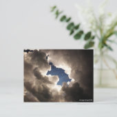 "A Glimpse" Postkarte (Stehend Vorderseite)