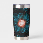 A Glitch of a Thousand Questions Water Bottle Thermobecher (Rückseite)