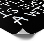 A Goal Without A Plan Is Just A Wi-shirt  Poster (Ecke)