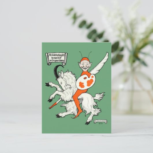 A Goblin Knight Postkarte (Stehend Vorderseite)