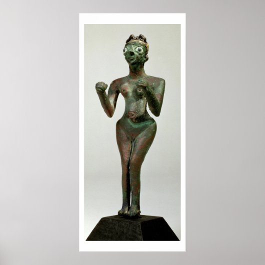 A Goddess of Mari, Early Dynastic Period, c.25th-2 Poster (Vorne)