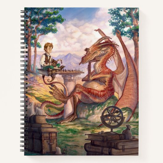 “A Golden Afternoon” 8.5 x 11" Notebook Notizblock (Vorderseite)