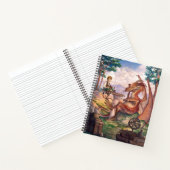 “A Golden Afternoon” 8.5 x 11" Notebook Notizblock (Innenseite)