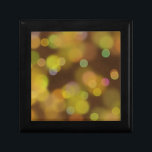 A Golden Christmas Pattern on  Fawn Brown Erinnerungskiste<br><div class="desc">A Golden Christmas Pattern on  Fawn Brown will add sparkle to your holiday. This design captures the feeling of being surrounded by hundreds of twinkle lights 

All rights reserved l</div>