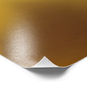 A Golden Christmas Pattern on Fawn Brown Fotodruck (Ecke)