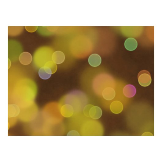 A Golden Christmas Pattern on  Fawn Brown Fotodruck (Vorne)