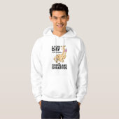 A Good Day Starts With Coffee & Giraffe Gift Funny Hoodie (Vorne ganz)