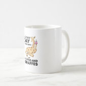 A Good Day Starts With Coffee & Giraffe Gift Funny Kaffeetasse (VorderseiteRechts)