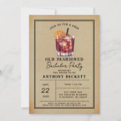 A Good Old Fashioned Bachelor Party Einladung (Vorderseite)