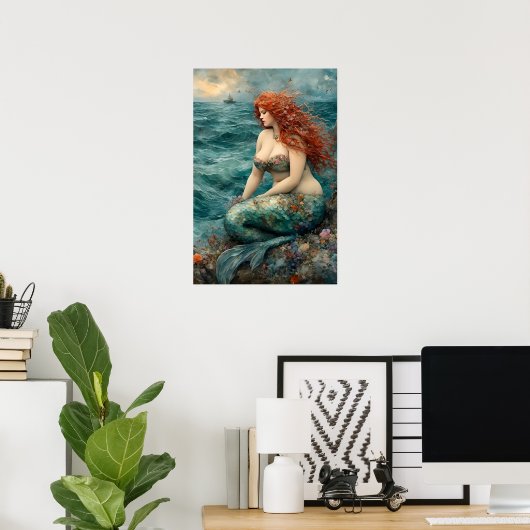 A Gorgeous Mermaid Poster (Heimbüro)