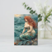 A Gorgeous Mermaid Postkarte (Stehend Vorderseite)