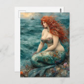 A Gorgeous Mermaid Postkarte (Vorne/Hinten)