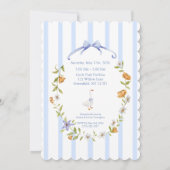 a gosling is on the way einladung (Rückseite)