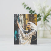 A Goth Nun Postkarte (Stehend Vorderseite)