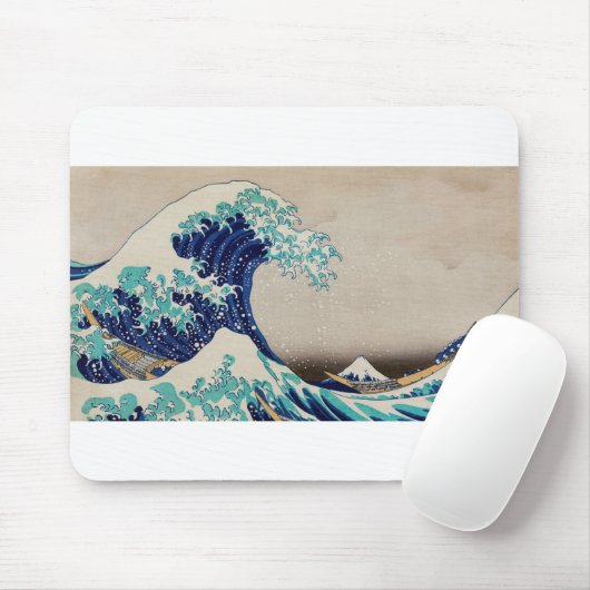 A Grande Onda de Kanagawa Mousepad (Mit Mouse)