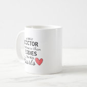 A Great Doctor Heals Hearts Personalized Kaffeetasse (Vorderseite Links)