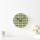 a green bicycle runde wanduhr (Zuhause)