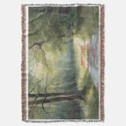 A Green Forest art Decke (Vorderseite Vertikal)