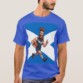 A Grinning Scottish Rugby Runner T-Shirt (Vorderseite)